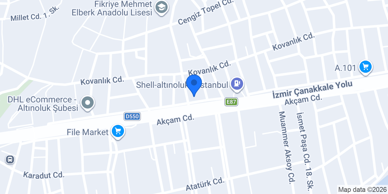 Marshall - Aydın İnşaat konumu