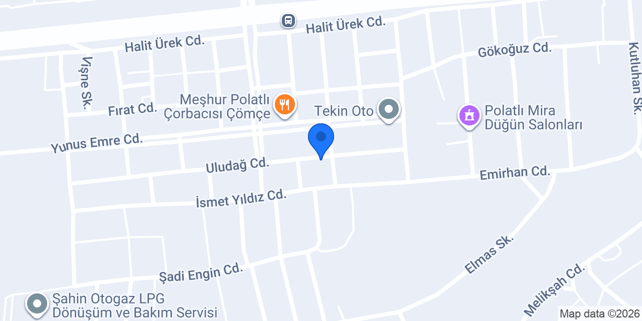 Garantili Arabam Polatlı Oto Ekspertiz konumu