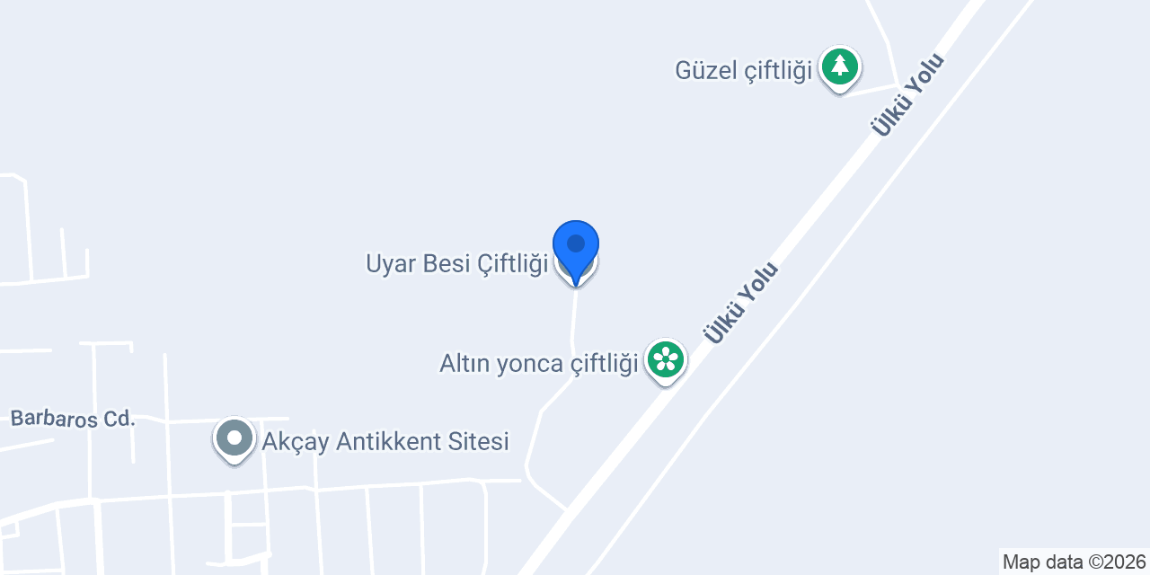 Uyar Besi Çiftliği konumu