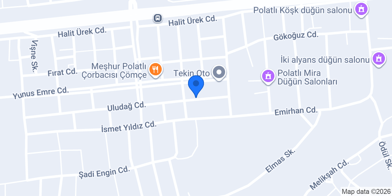 Avdan Mobilya konumu