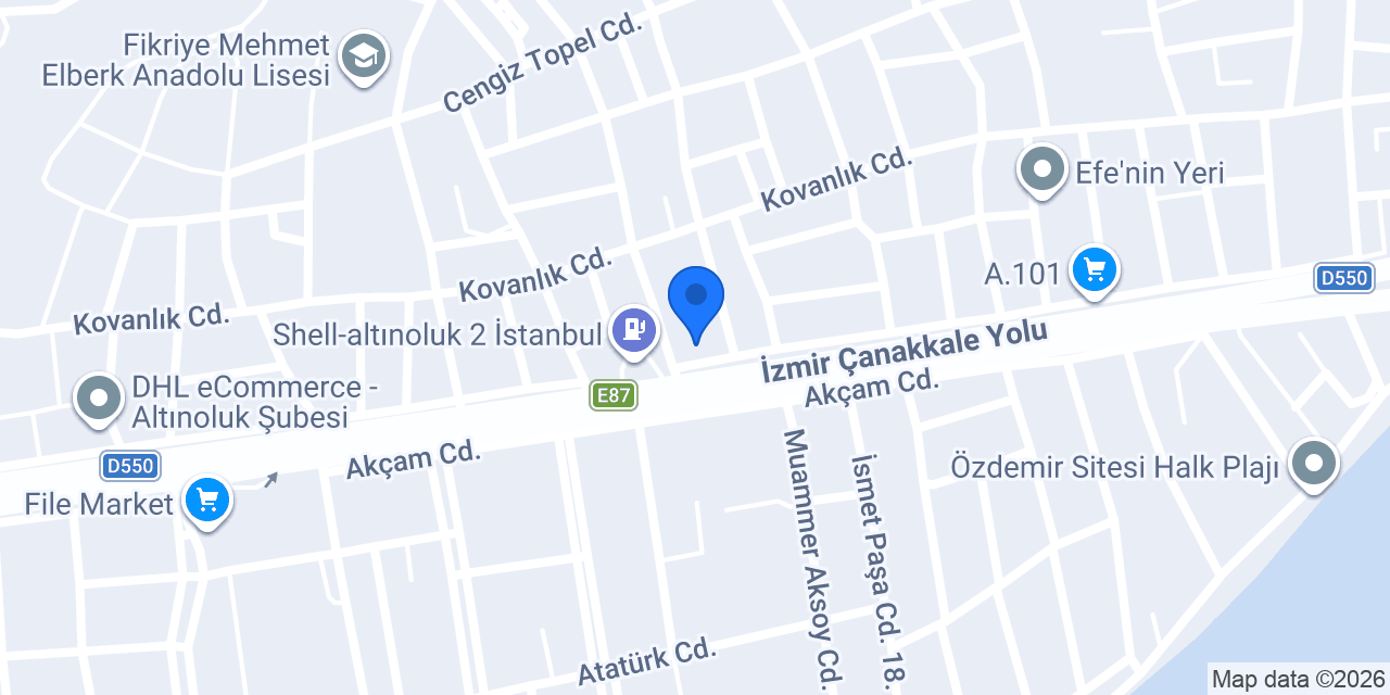 Özgür Kereste konumu