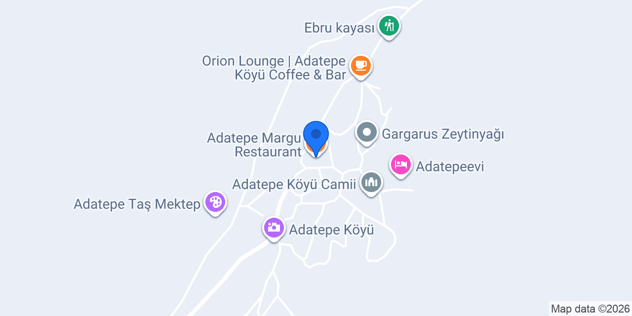Adatepe Margu Restaurant konumu