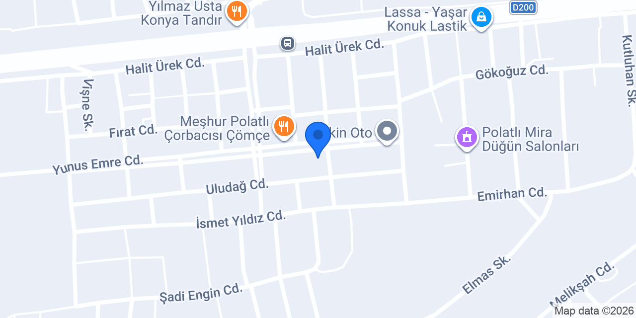Polatlı Kaya Oto Lastik Tamir Servisi konumu
