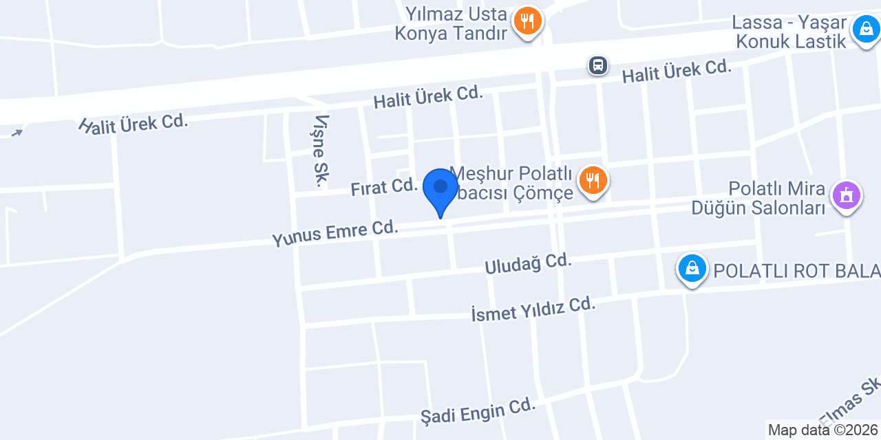 Polatlı oto tamirci konumu