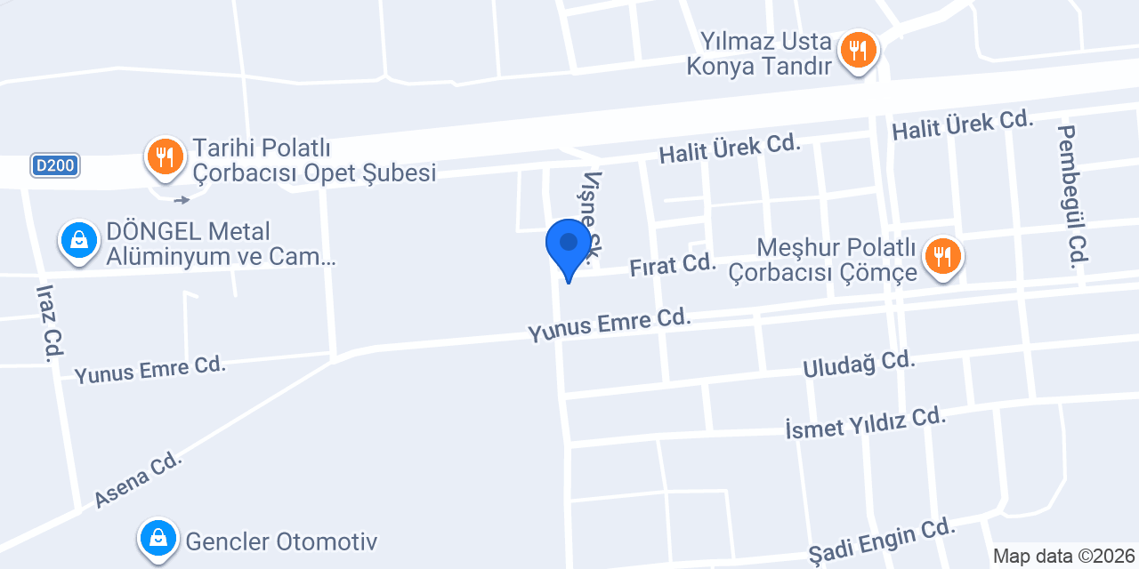 Çelik Kardeşler Otomotiv konumu