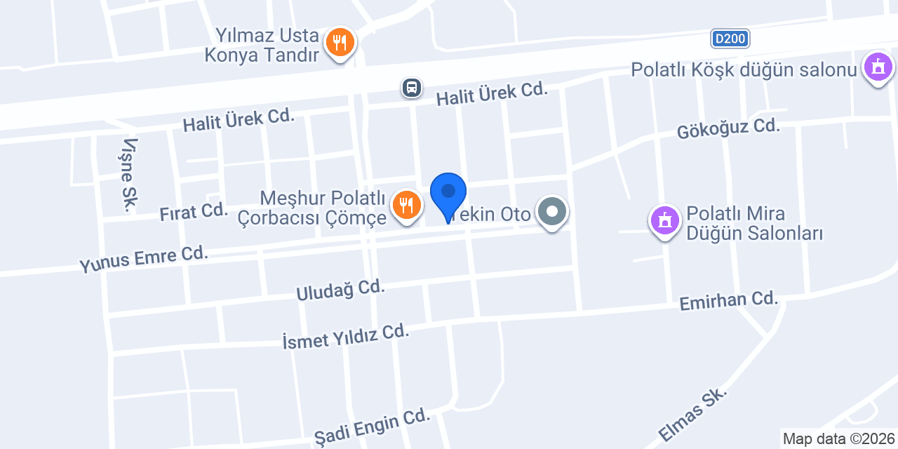 CANER OTOMOTİV & Yedek Parça Ltd. Şti. konumu