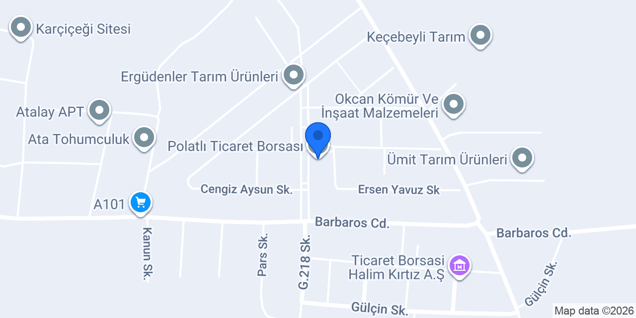 Polatlı Ticaret Borsası konumu