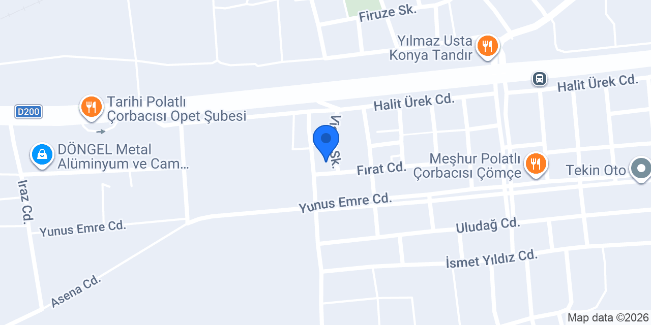 Polatlı Yalçın Vinç konumu