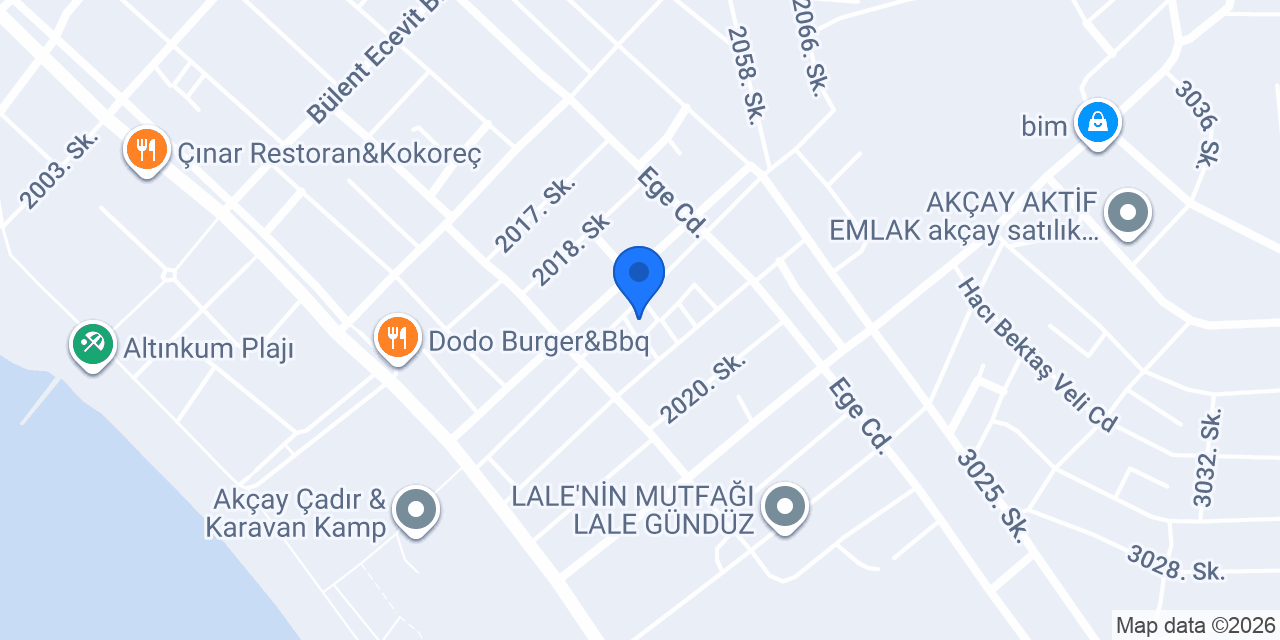 Av. Cesur Ulutürk konumu