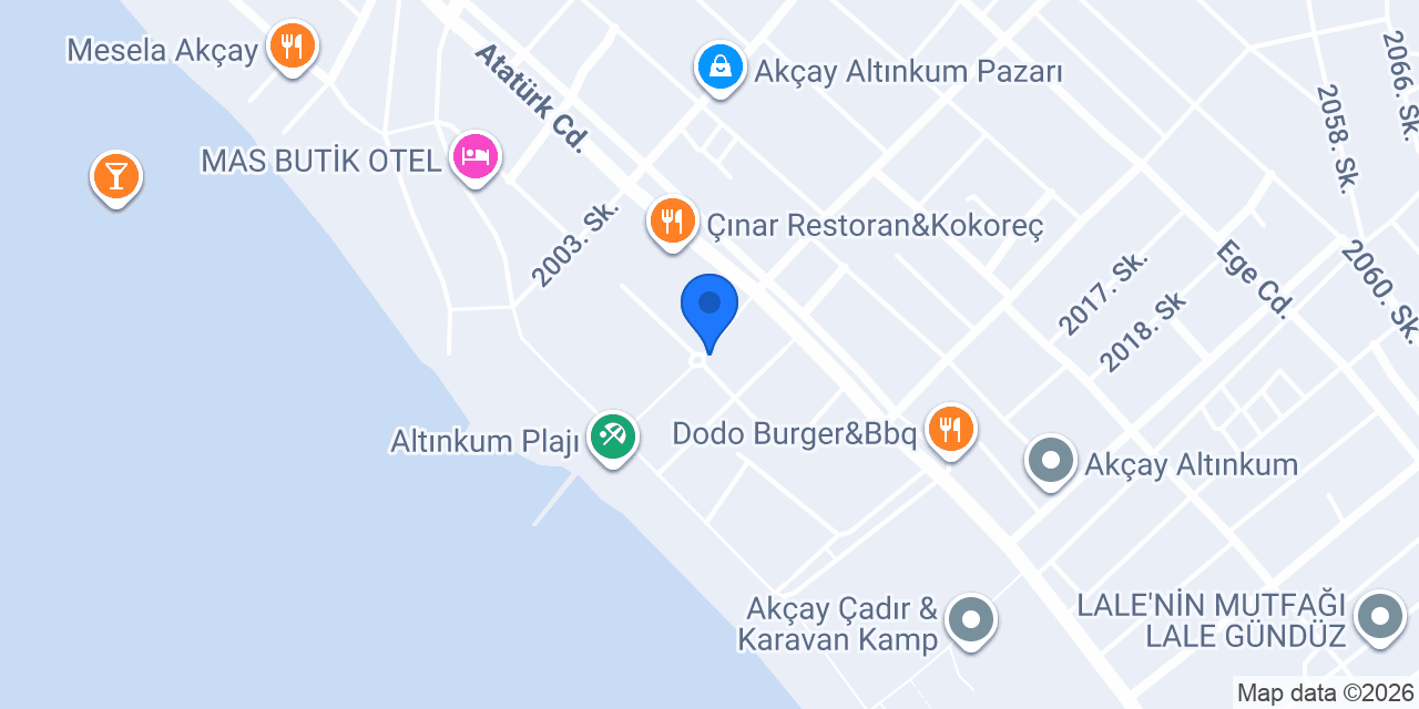 AKÇAY ALTINKUM TELEFON HASTANESİ konumu