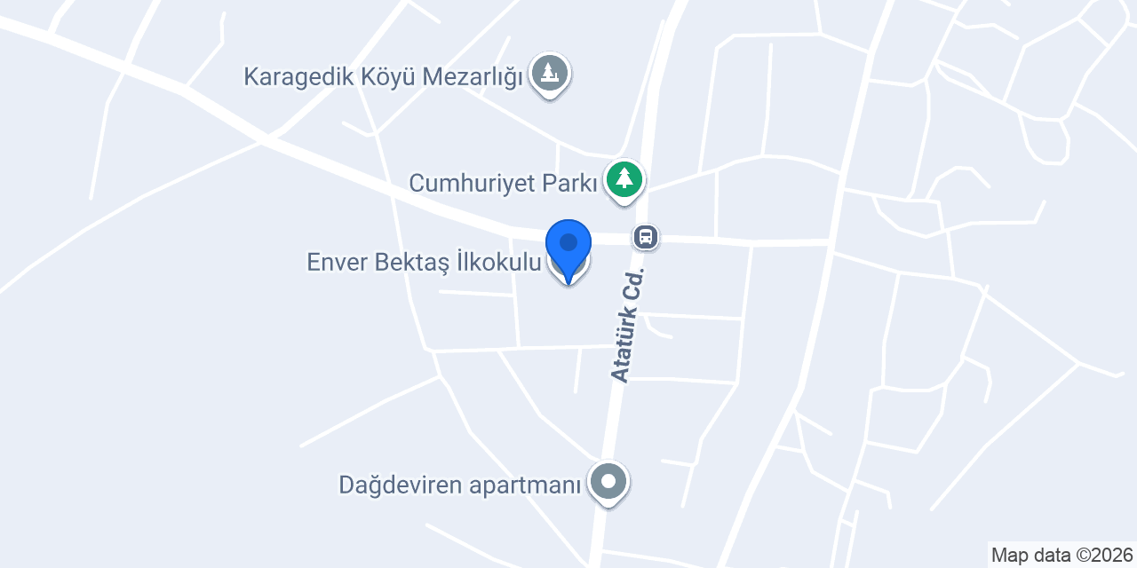 Enver Bektaş İlkokulu konumu