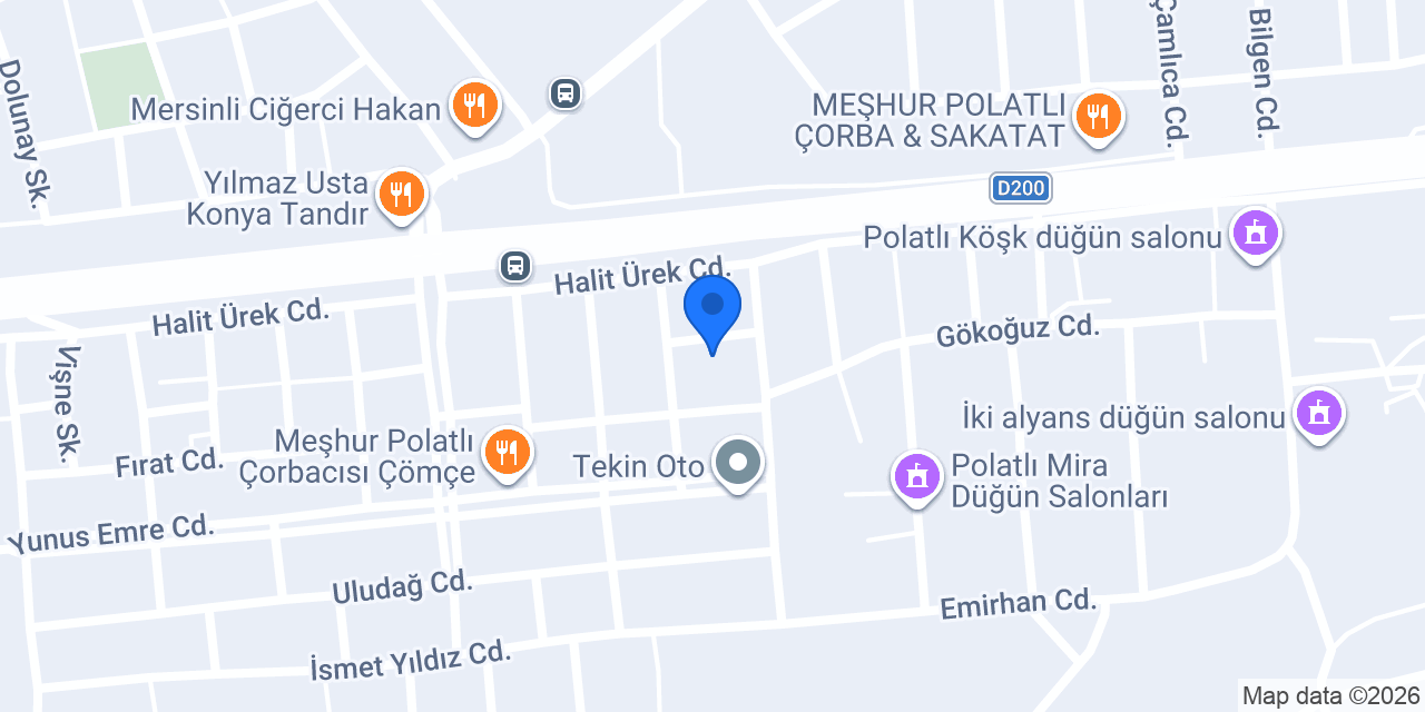 Ali Usta Oto Mekanik konumu