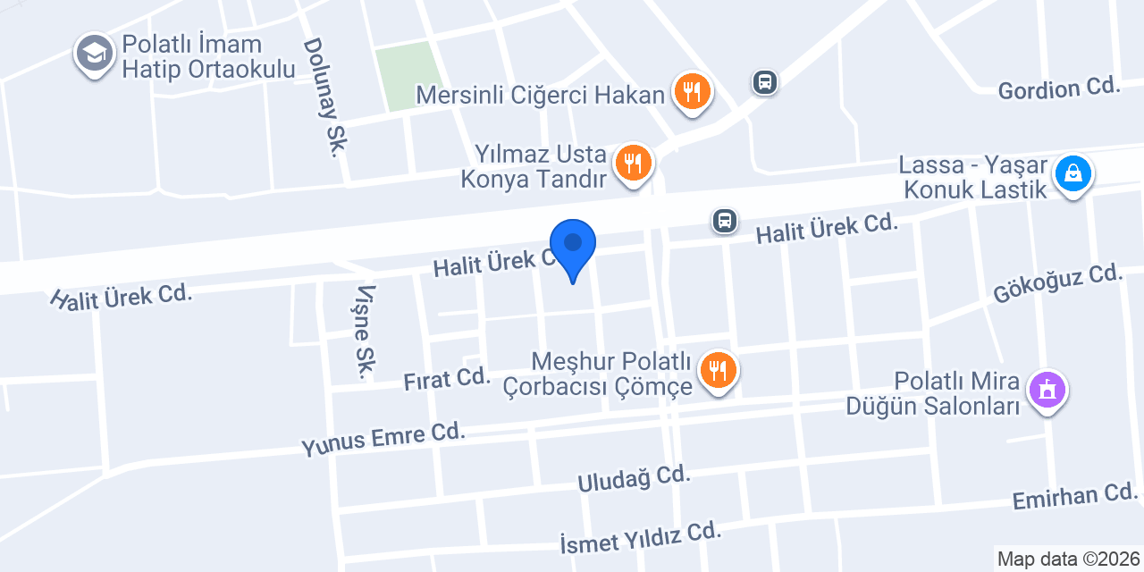 Polatlı Ateş oto elektrik konumu