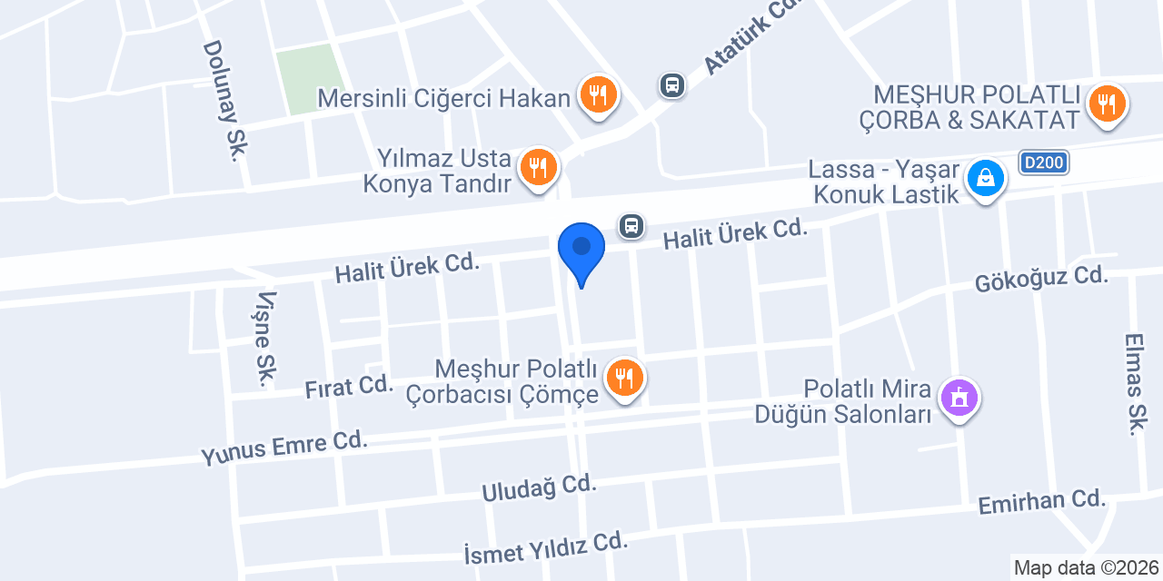 Özdaş market konumu