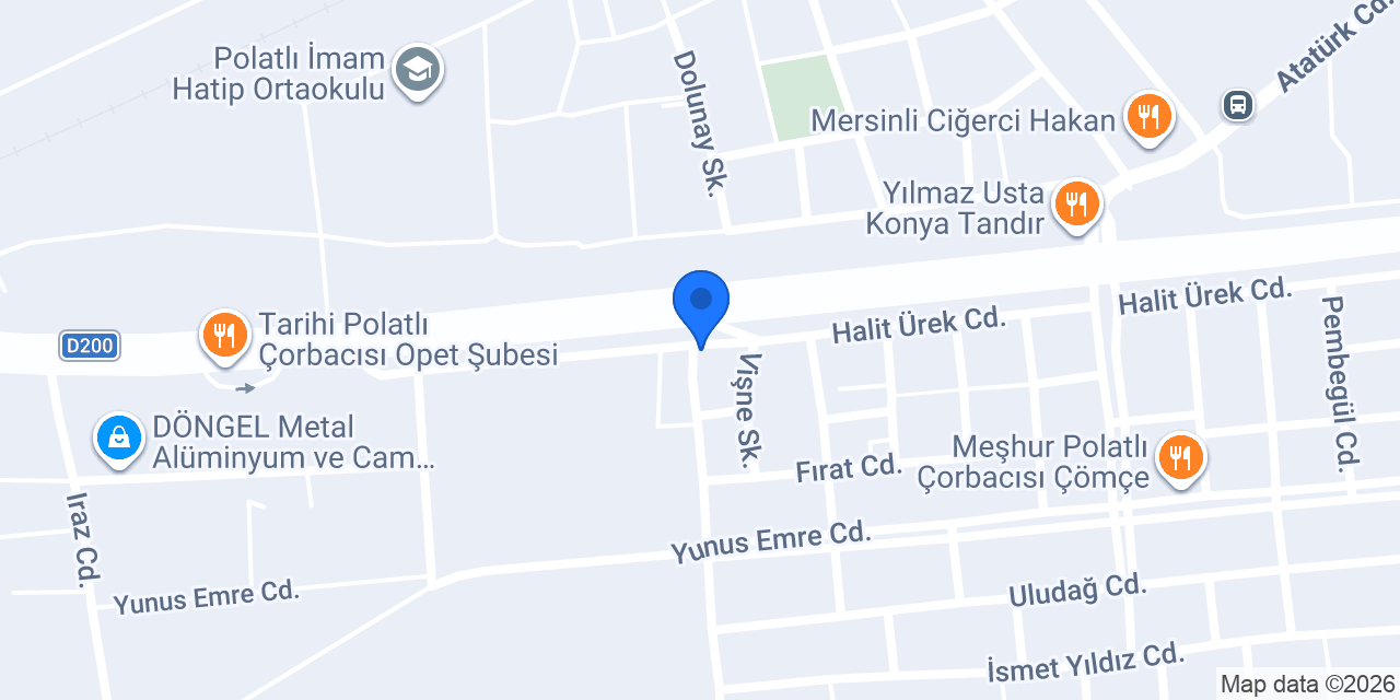 Çelik Torna Ltd.Şti. konumu