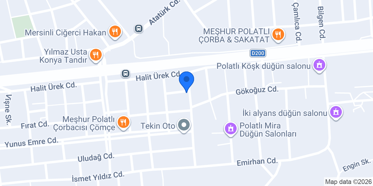 Kemal Dinç Rot Balans Jant Düzeltme konumu