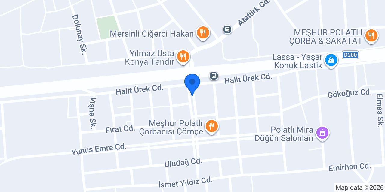 Özcan Oto Kurtarma ve Yol yardım Polatlı konumu