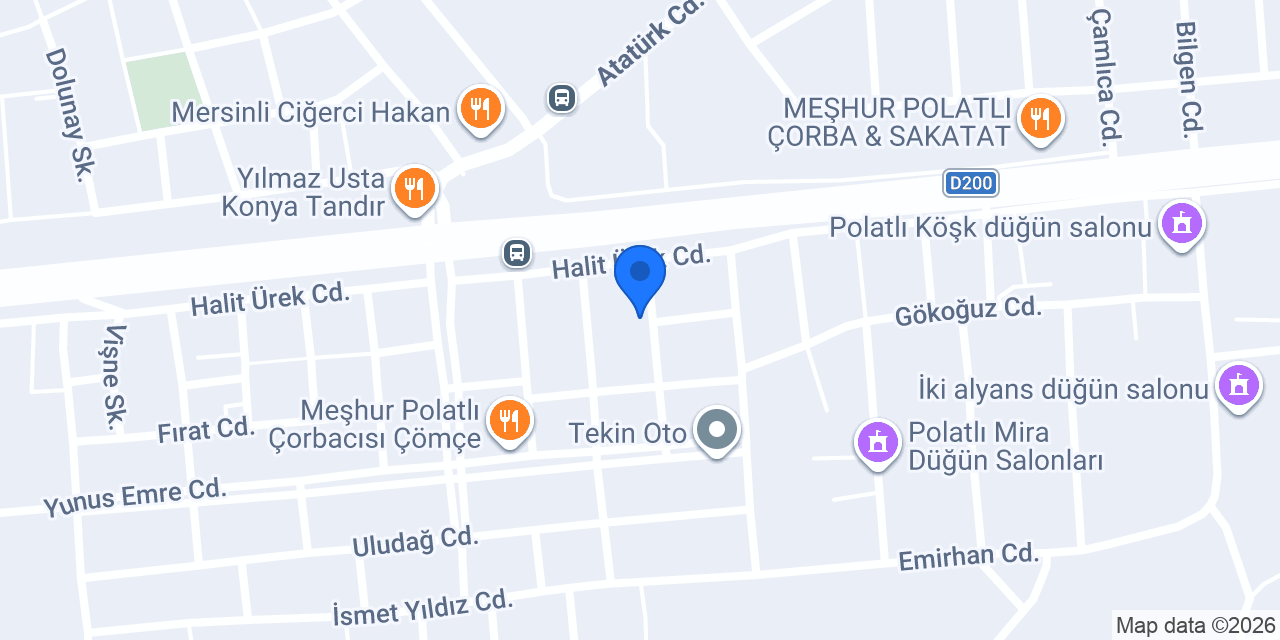YÜKSEL OTO ELEKTRİK konumu