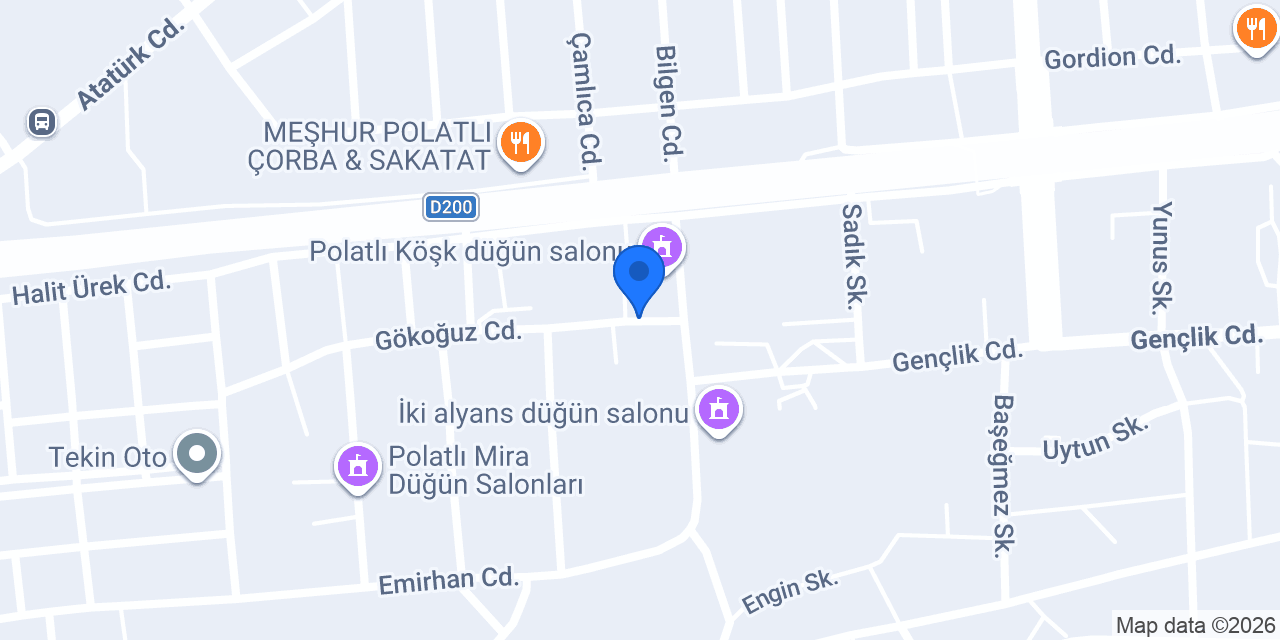 EMİR OTOMOTİV konumu