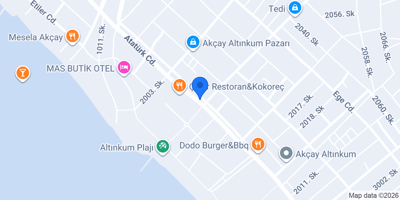 Altınkum Taksi konumu
