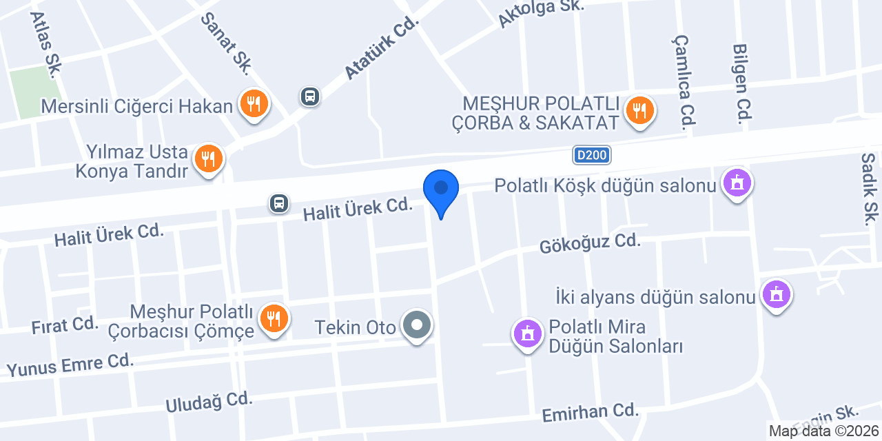 Polatlı Sabancı Oto Kurtarma konumu