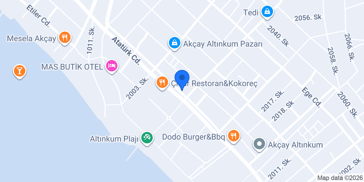 Akçay Altınkum Taksi konumu