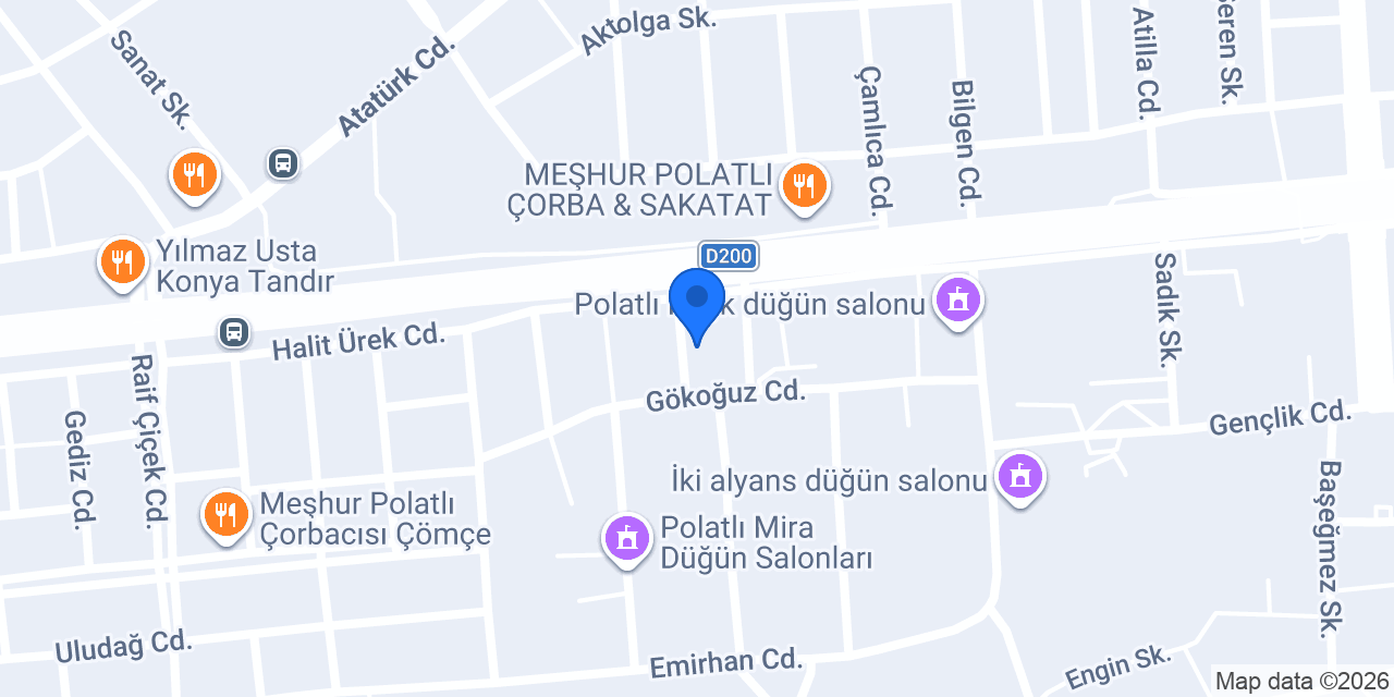 Polatlı 06 Boyasız Göçük Düzeltme konumu