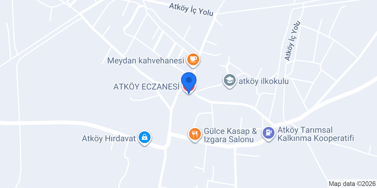 ATKÖY ECZANESİ konumu
