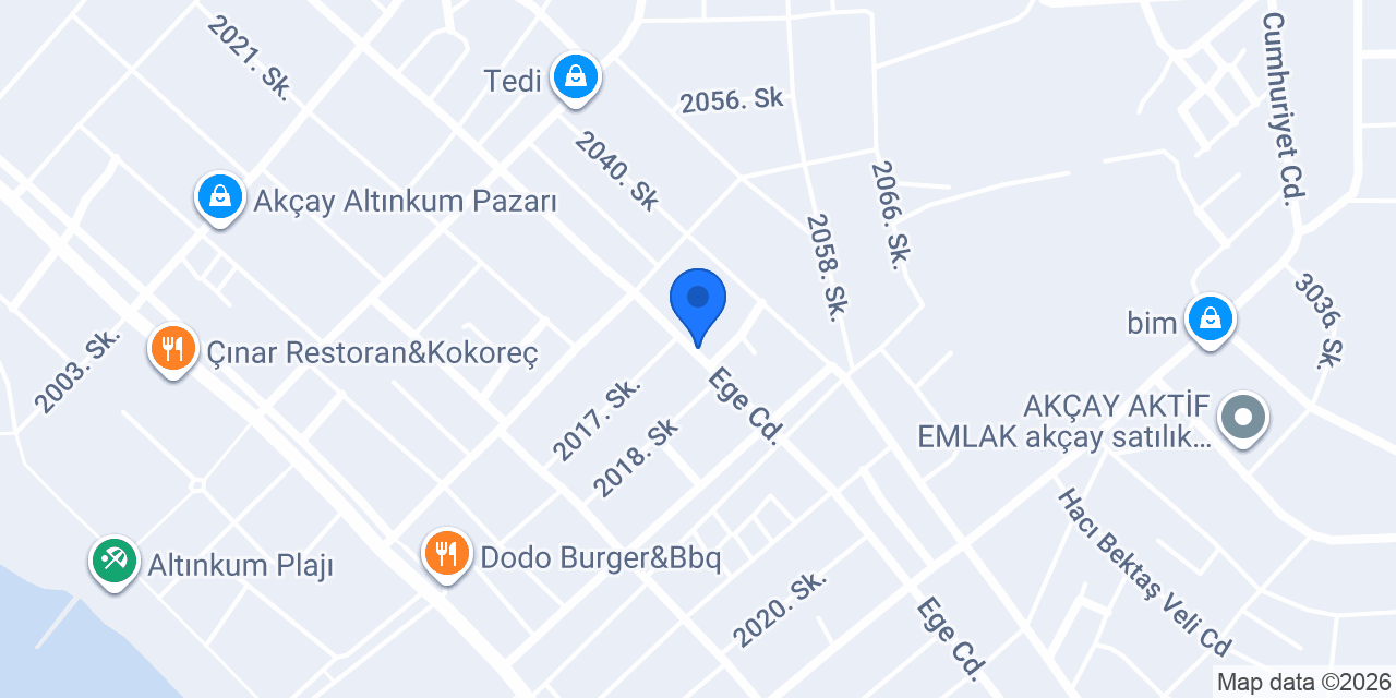 AKÇAY ARAS EMLAK konumu