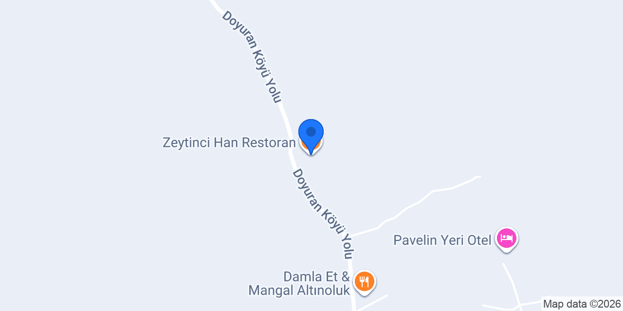 Zeytinci Han Restoran konumu