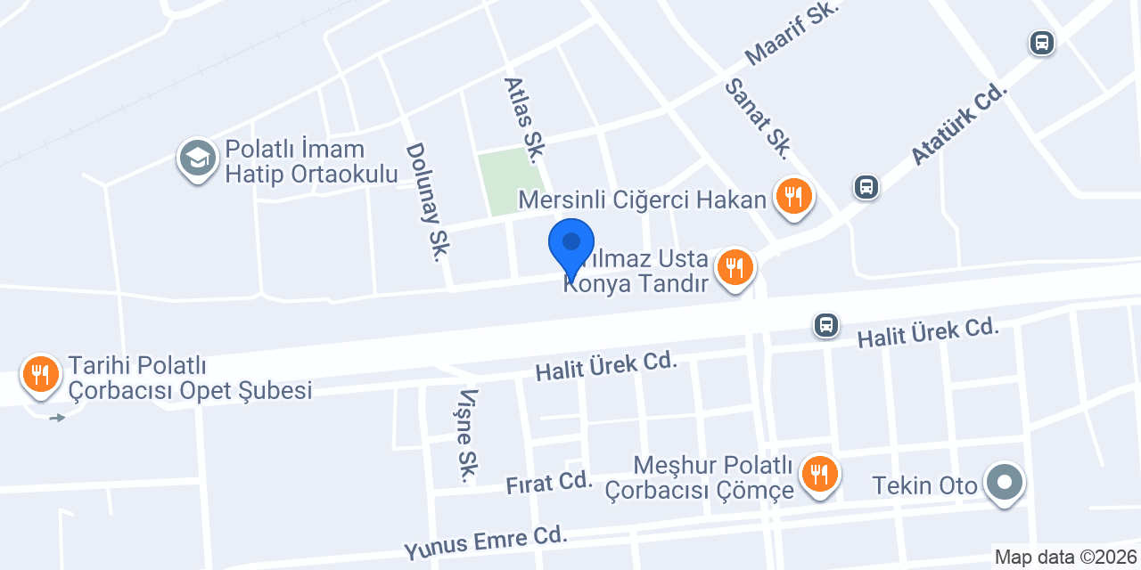 CASE POLATLI BAYİİ konumu