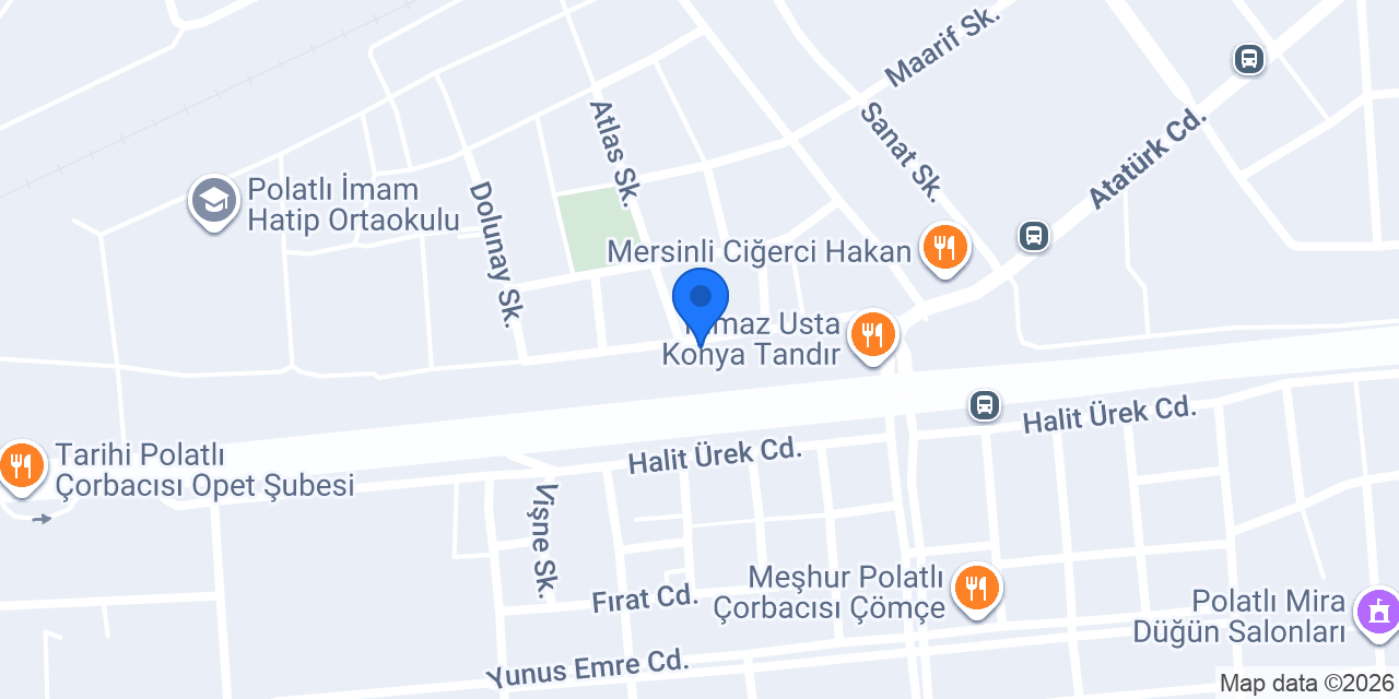 BBN MUTFAK & CAFE konumu