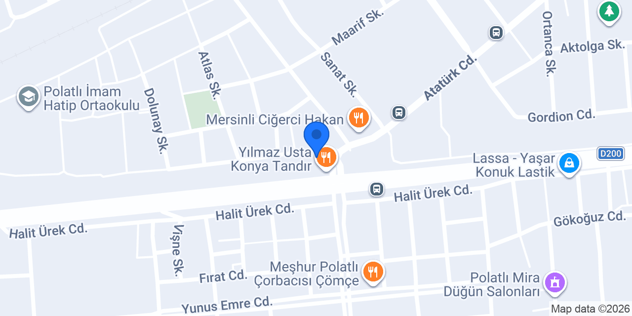 Prestij Evren Otel konumu