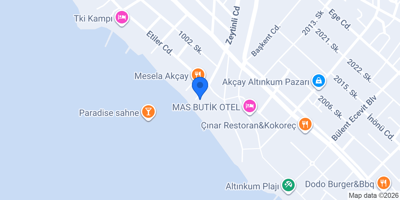 Demir Otel & Restaurant konumu