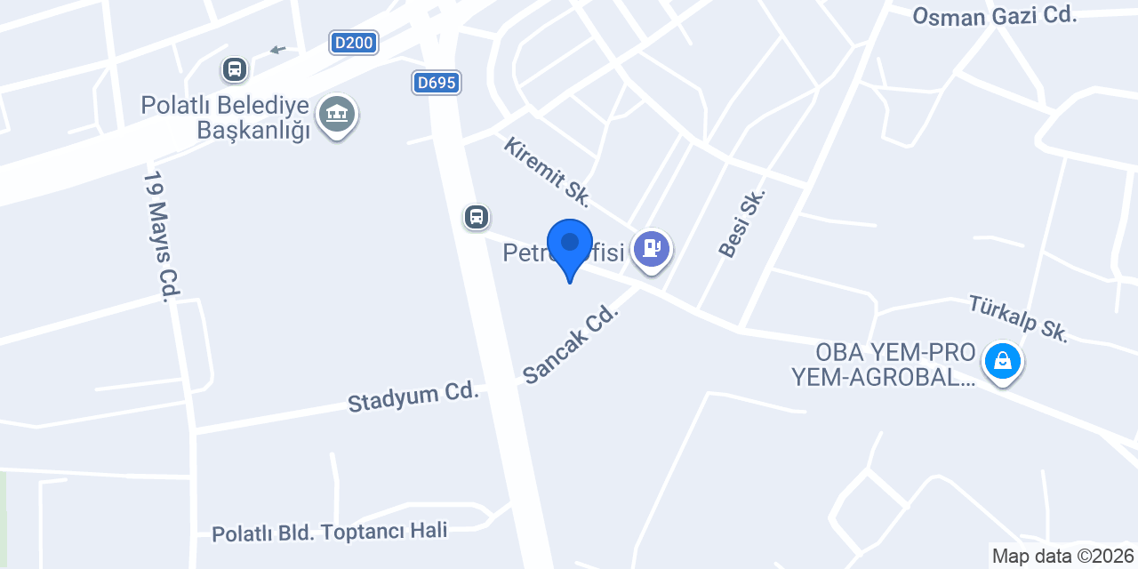 Beyazoğlu Hafriyat konumu