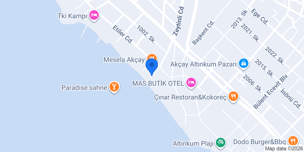 Demir Teras Cafe konumu