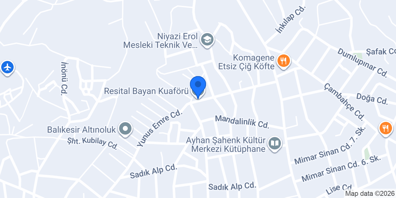 Resital Bayan Kuaförü konumu
