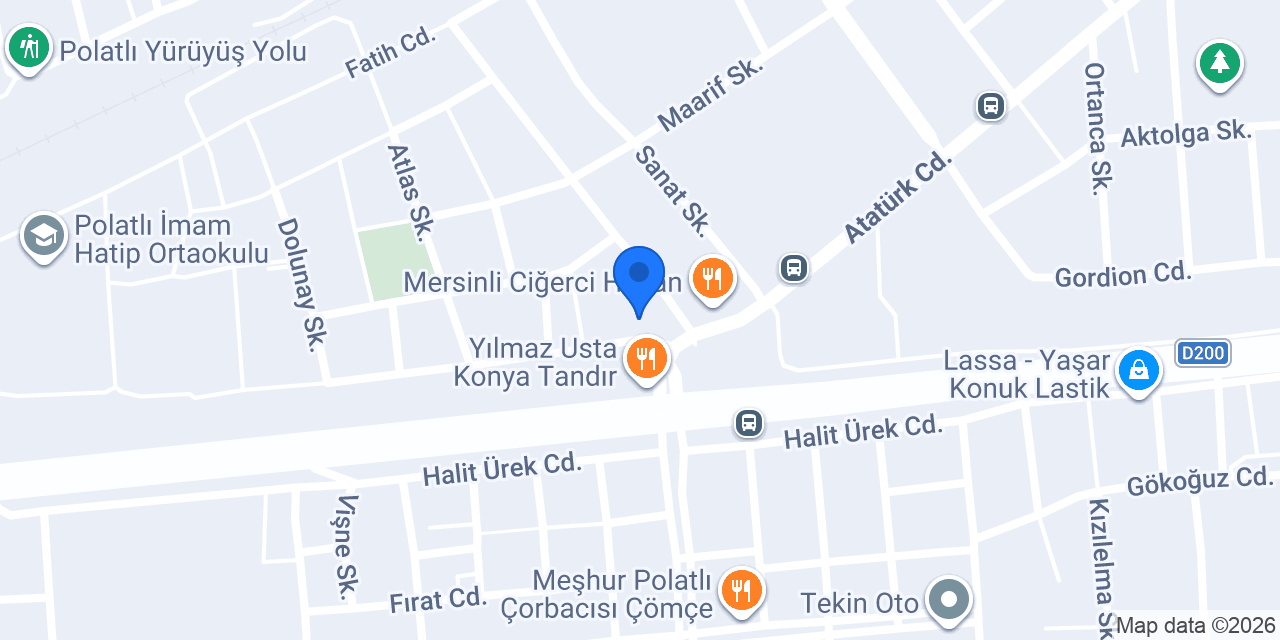 Köfteci Ramiz Polatlı konumu