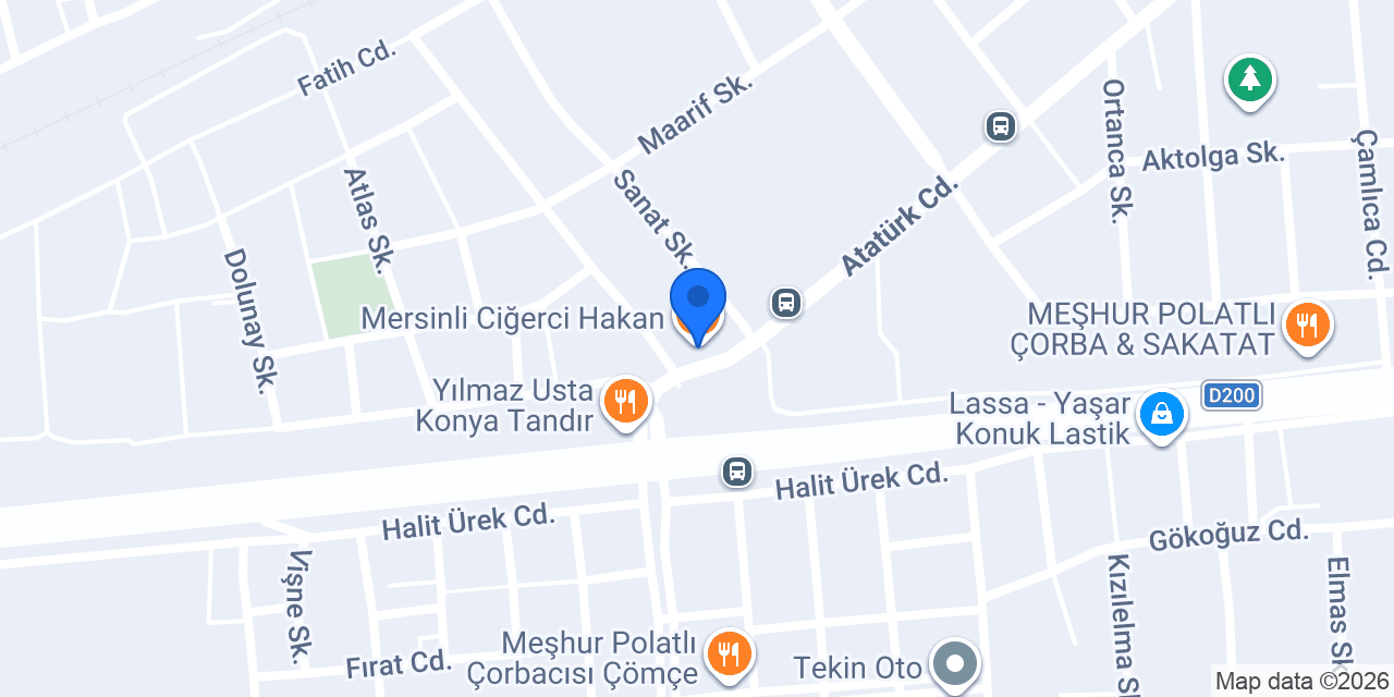 Mersinli Ciğerci Hakan konumu