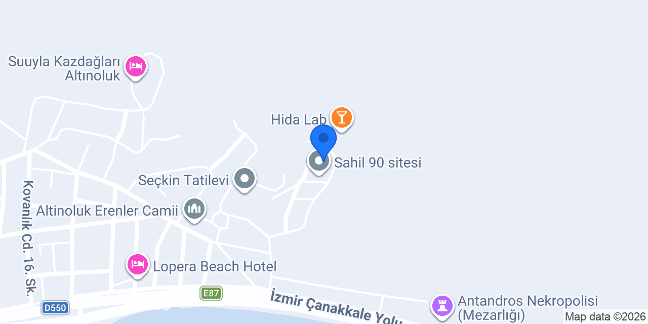 Acarsoy Insaat Ltd. konumu