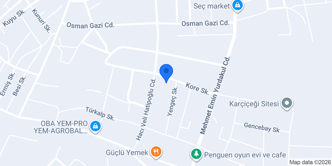 Akın Harita Mühendislik konumu
