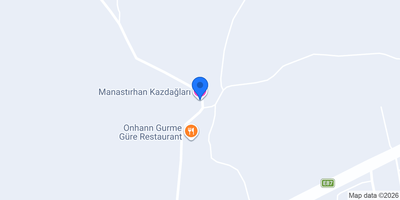 Manastırhan Kazdağları konumu