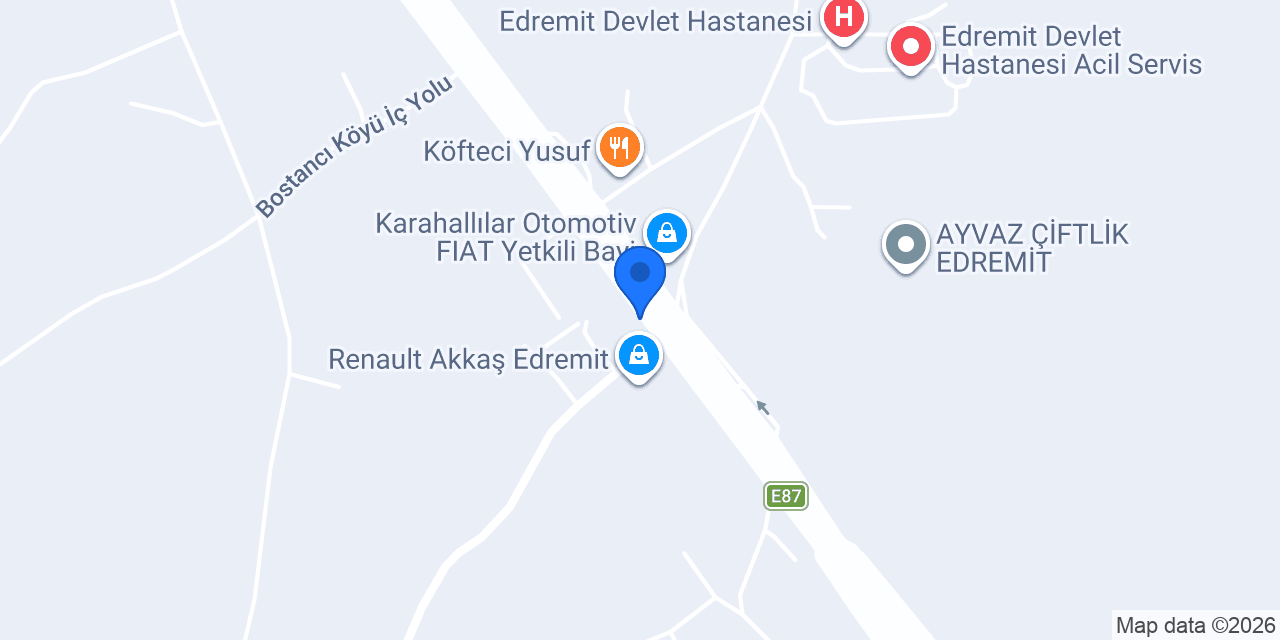 Murat Otomotiv konumu