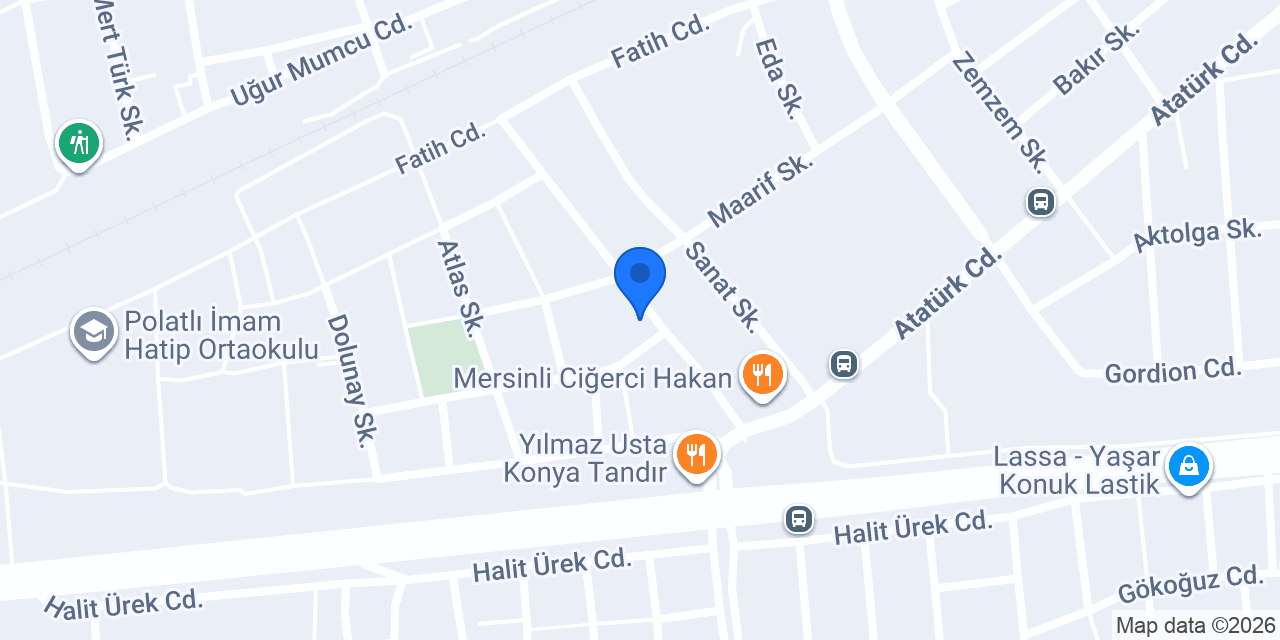Polatlı Pedagoji Merkezi konumu