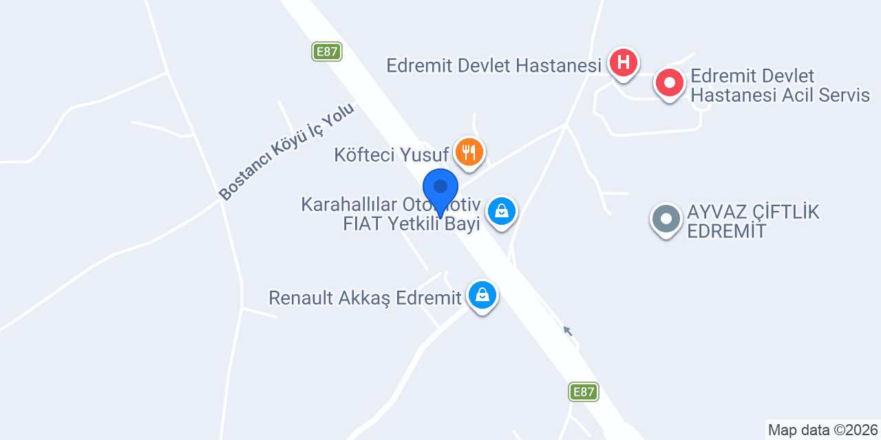 Kutay OTOMOTİV konumu