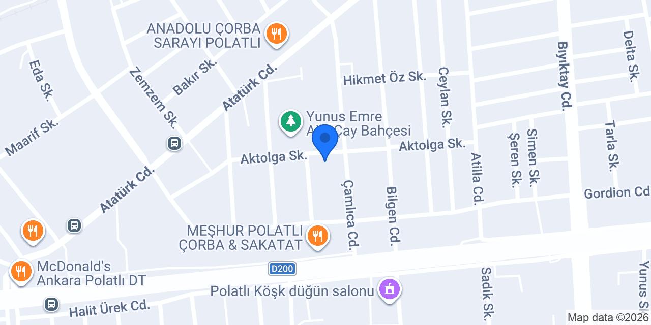 Özsakarya Market konumu