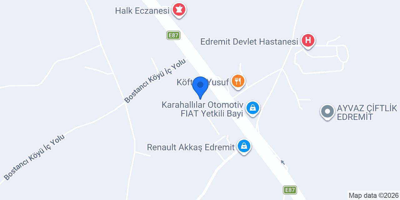 B&E AUTO GARAGE ARAÇ ESTETİK MERKEZİ konumu