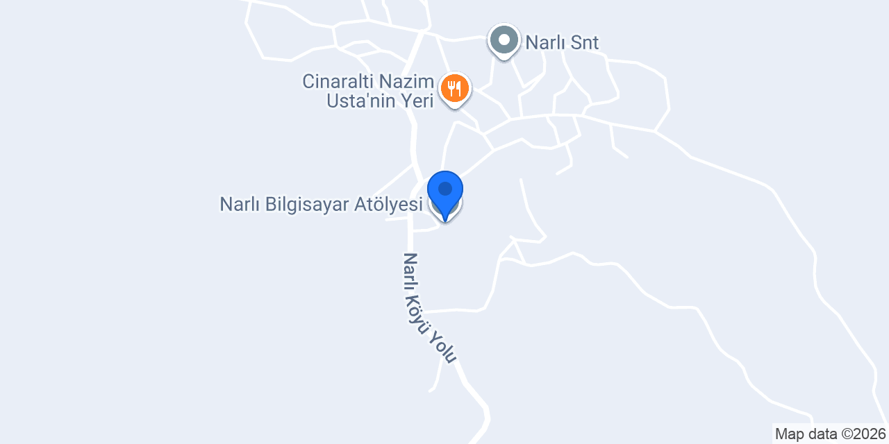 Narlı Bilgisayar Atölyesi konumu