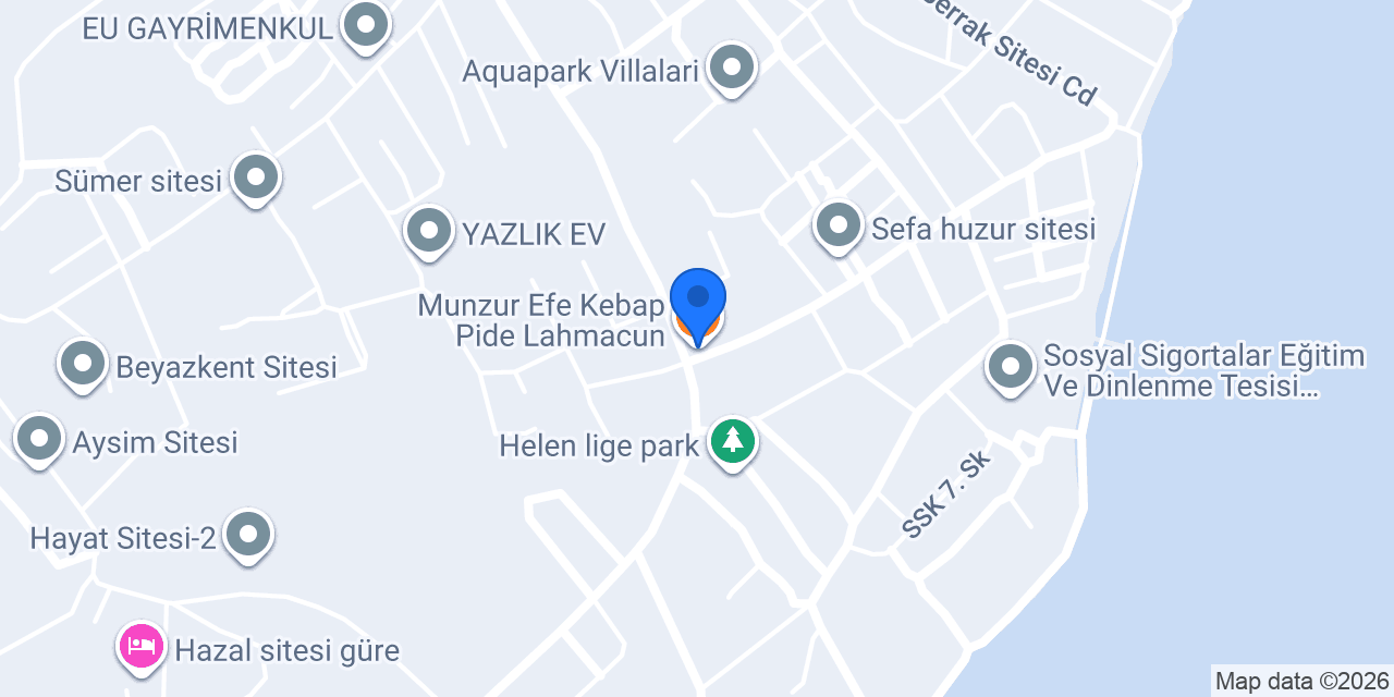 Munzur Efe Kebap Pide Lahmacun konumu