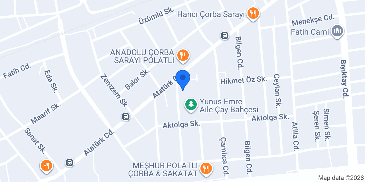 POLATLI İLÇE MÜFTÜLÜĞÜ konumu